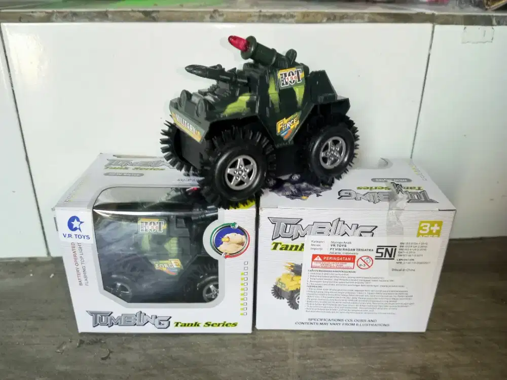 mainan anak tumbling tank