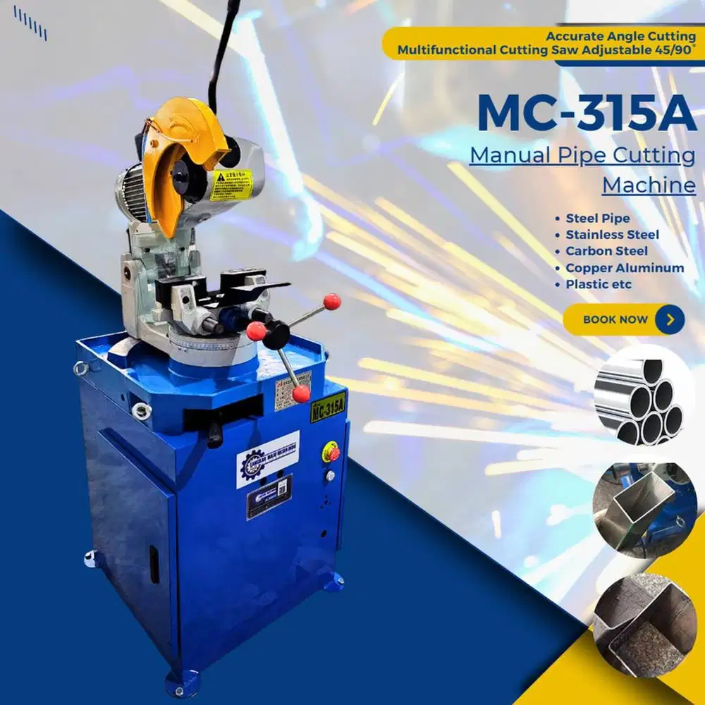 Mesin Potong Pipa Besi MC-315A - Pipe Cutting Machine Circular Saw
