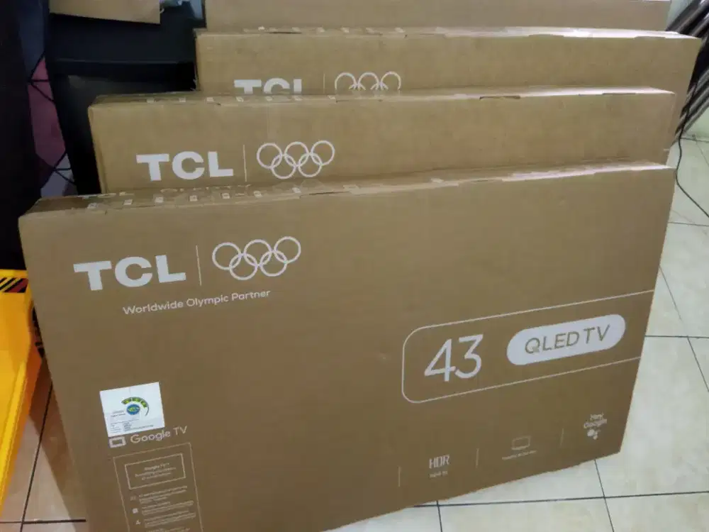 New QLED Google tv 43 bisa tukar tambah