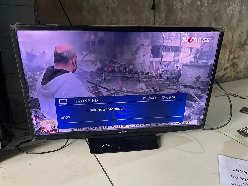 Tv led 32in samsung analog mormal