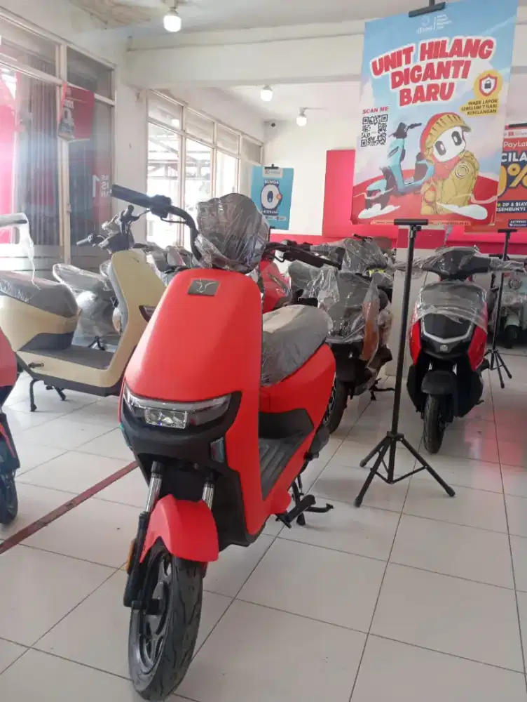 SEPEDA LISTRIK TYPE M70 MERAH