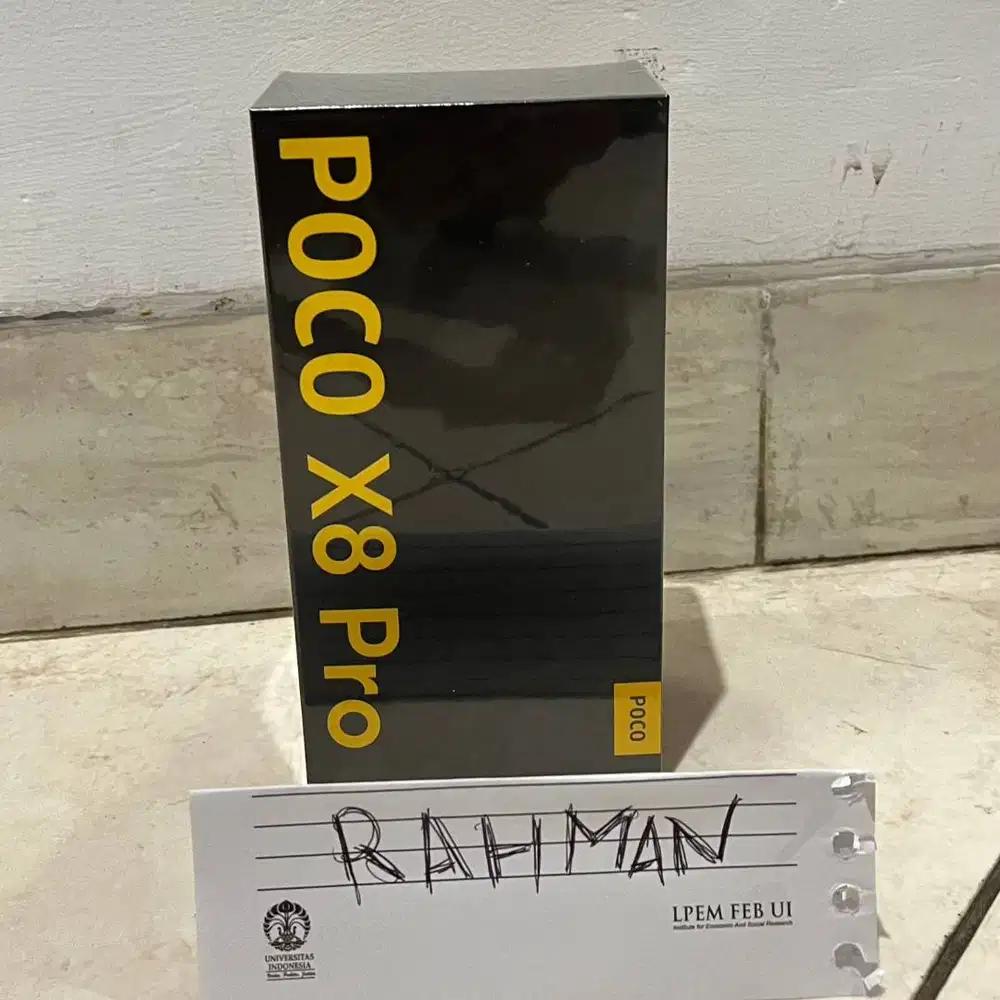 Jual Murah POCO X8 PRO 5G 12/512GB Black BNIB Segel GARANSI RESMI