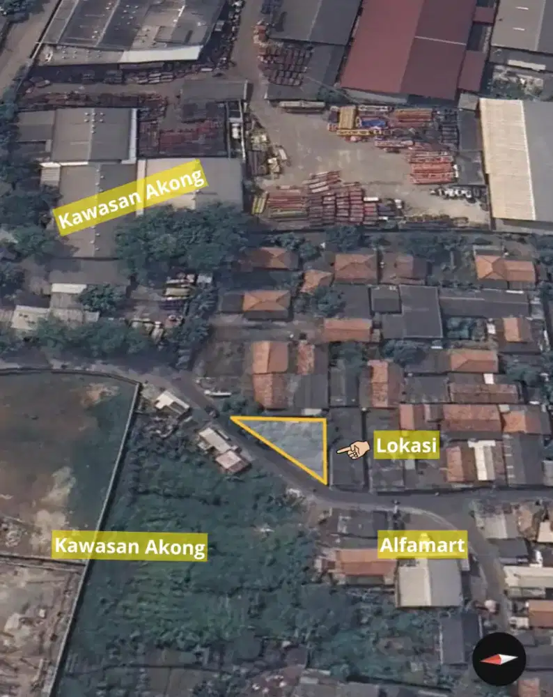 Dijual Tanah Darat Dekat Kawasan Akong Bonus Bangunan