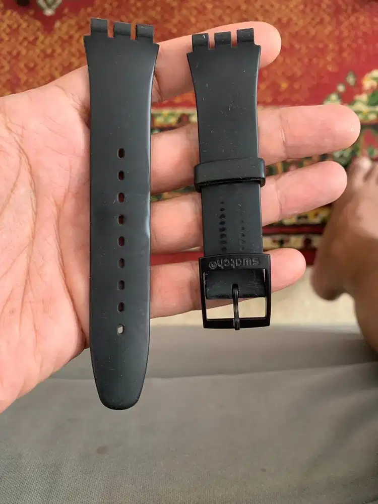 Strap swatch black / hitam