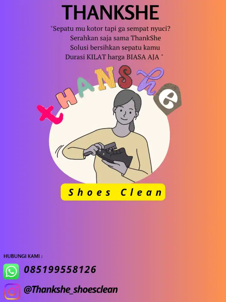 JASA CUCI SEPATU FREE PICK UP & DELIVERY