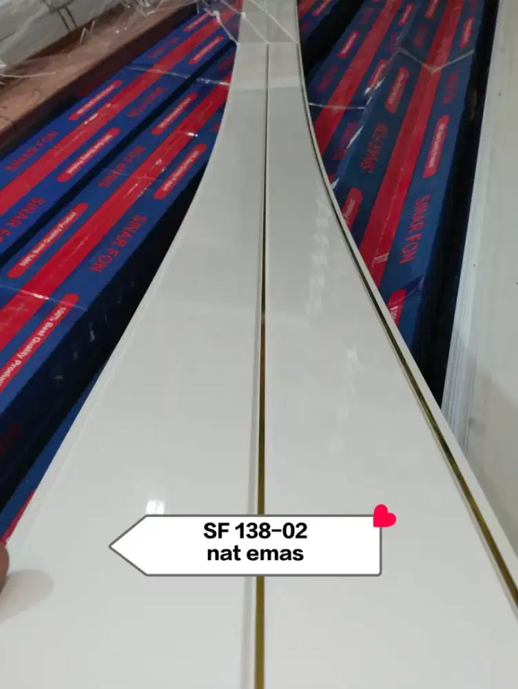 PLAFON PVC MENERIMA ANTAR BAHAN & TERPASANG