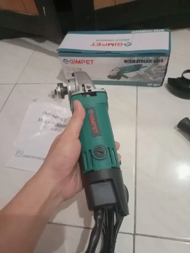 mesin gerinda tangan merk gimpet mantap ok  siap mantap jaya