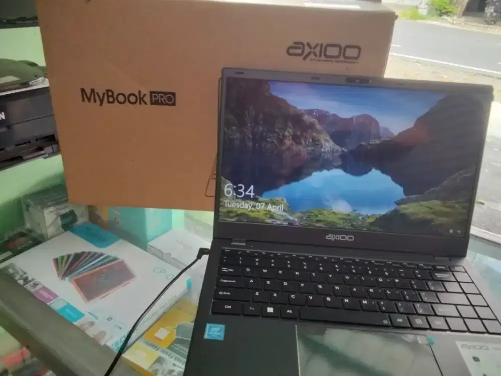 Laptop Axioo Mybook Pro Fullset Like New Belum Pernah Pake
