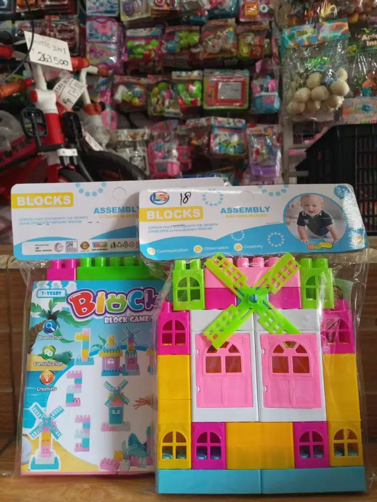 mainan anakk legoo susun istana