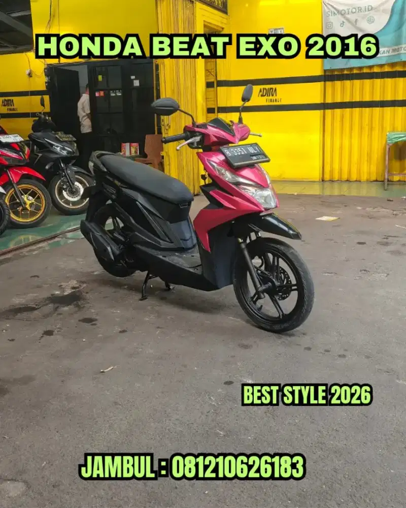 HONDA BEAT ECO 2016 MULUS