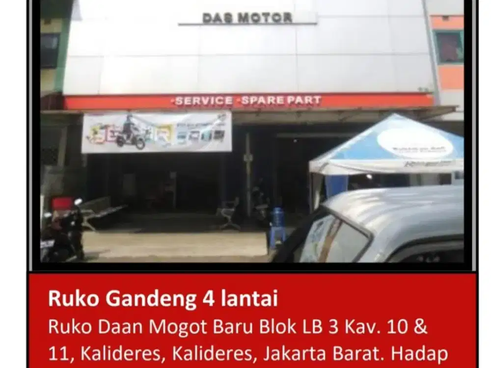 Di Jual Ruko Gandeng 4 Lantai di Ruko Daan Mogot Baru Kalideres, Kalideres,Jakarta Barat.