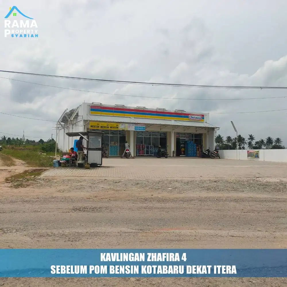 TANAH DEPAN INDOMARET ITERA KORPRI LAMPUNG HARGA MURAH