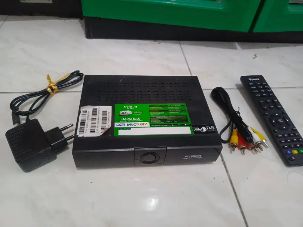 receiver kvision bromo c2000 brand kondisi normal smua ok