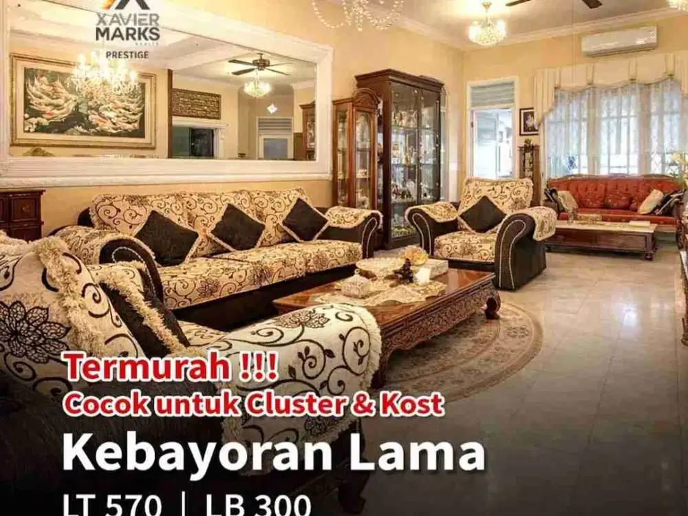 Jual rumah pinggir jalan deltam utama tanah kusir Jaksel