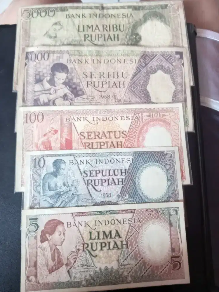 Uang kertas edisi 1958