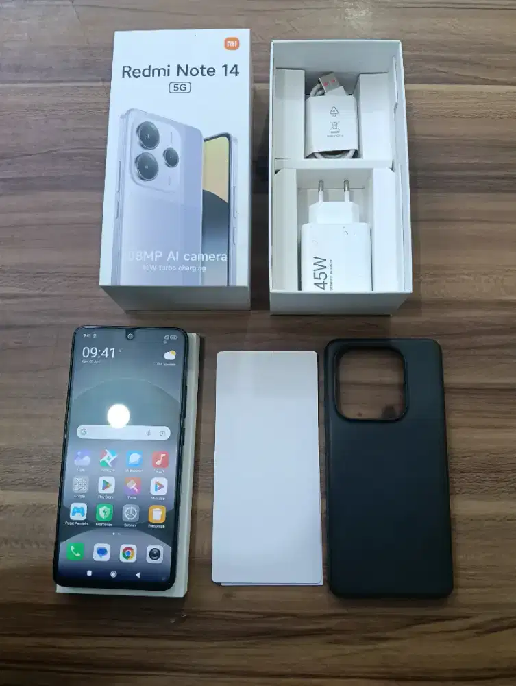 Redmi Note 14 5G 8/256 seken murah dan lengkap