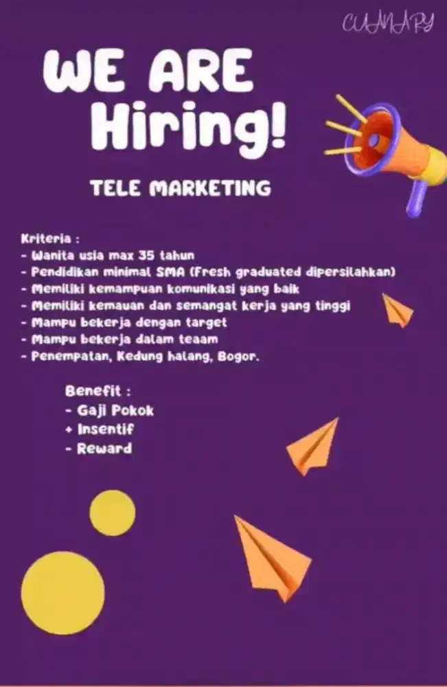 Telemarketing BPKB Mobil Motor