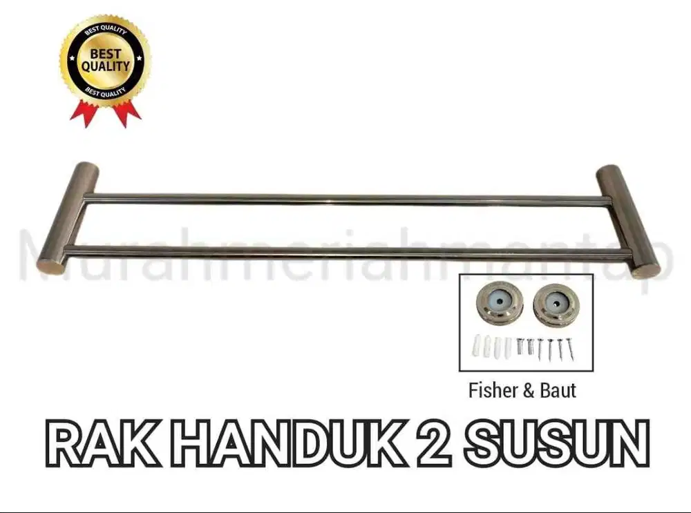 RAK HANDUK 2 SUSUN / GANTUNGAN HANDUK 2 SUSUN / HANGER HANDUK