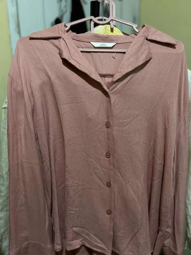 Kemeja e;ann dusty pink