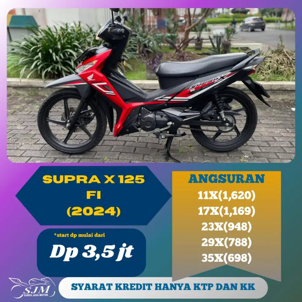 Supra X 125 Fi 2024 Pajak Panjang