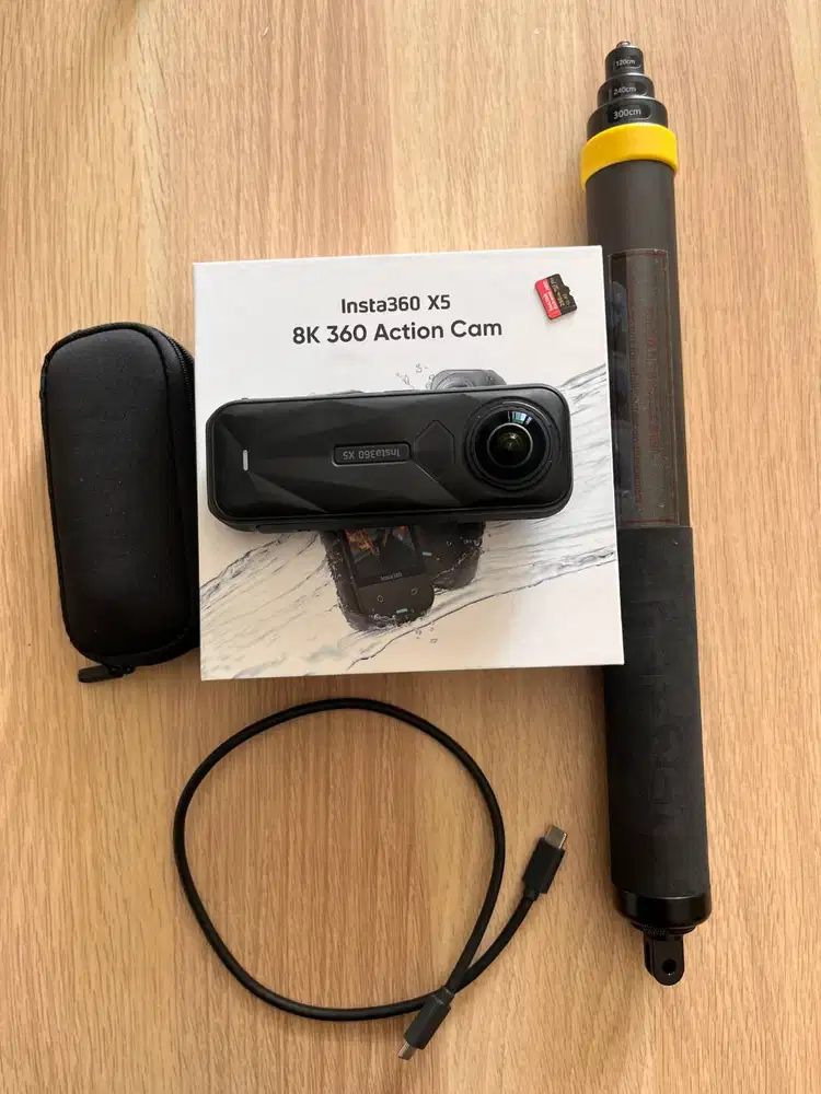 INSTA360 x5  Extended Edition Selfie Stick 3meter (Mulus 99% Like New)