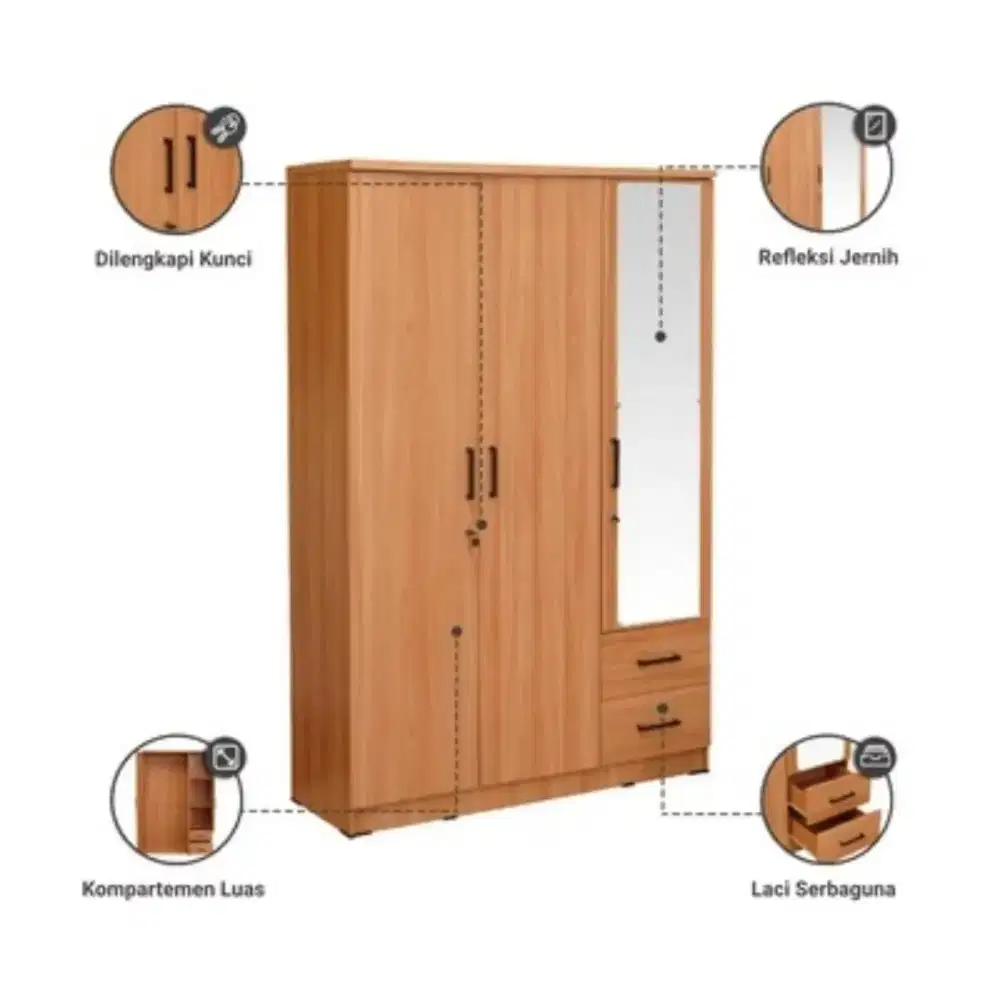 LEMARI PAKAIAN MURAH