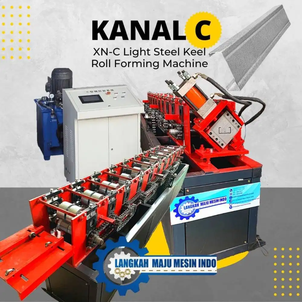 Mesin Baja Ringan Kanal C / Mesin Kanal C / XN-C Light Steel Kel