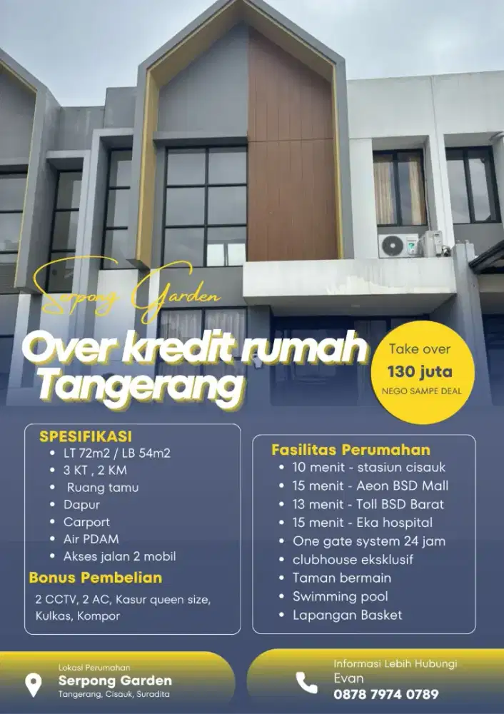 Over Kredit Rumah sekitar BSD Tangerang