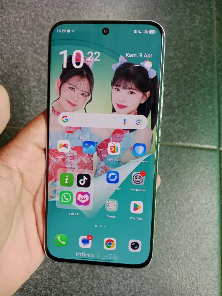 Infinix Hot 60 Pro Plus ram 8/256 NFC layar lengkung amoled nominus