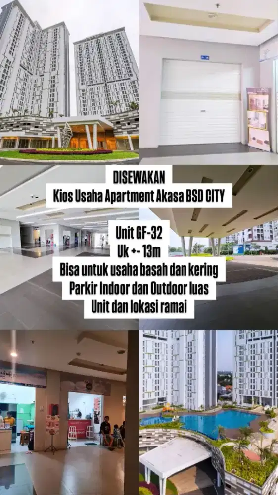 APARTMENT AKASA BSD CITY - KIOS