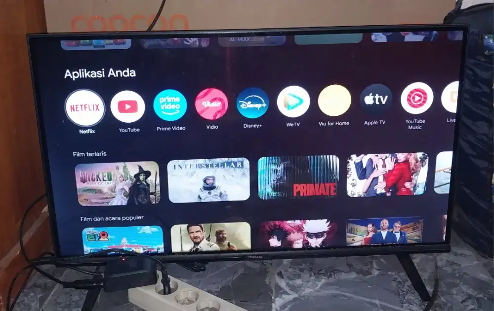 Coocaa Smart TV 32 inchi bekas