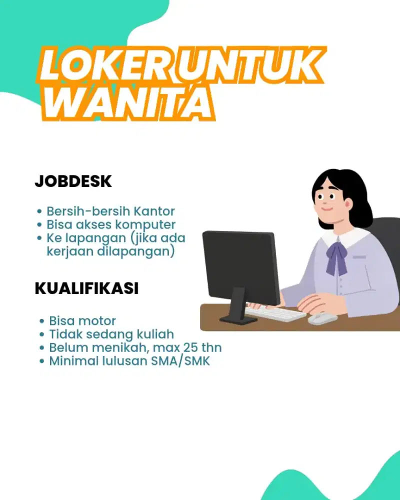 Lowongan kerja Wanita