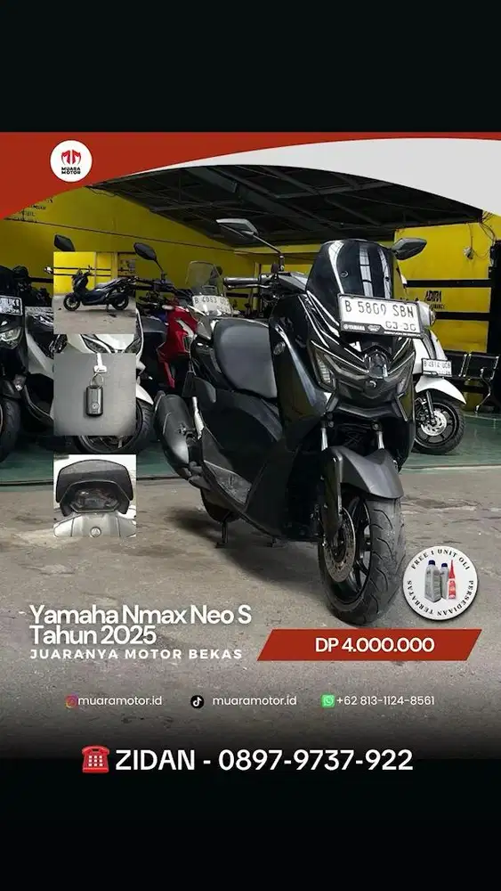 YAMAHA NMAX NEO S KM RENDAH !!!