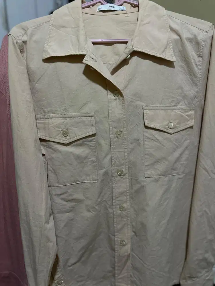 Kemeja mango salmon color