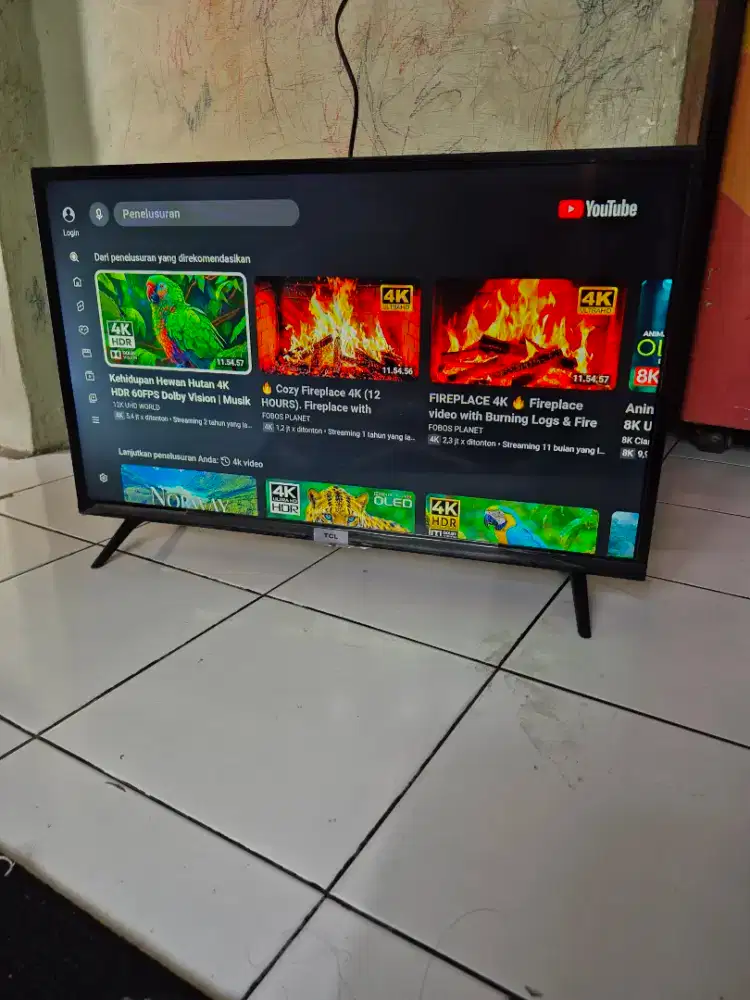 Led TCL 32 android digital siap pakai