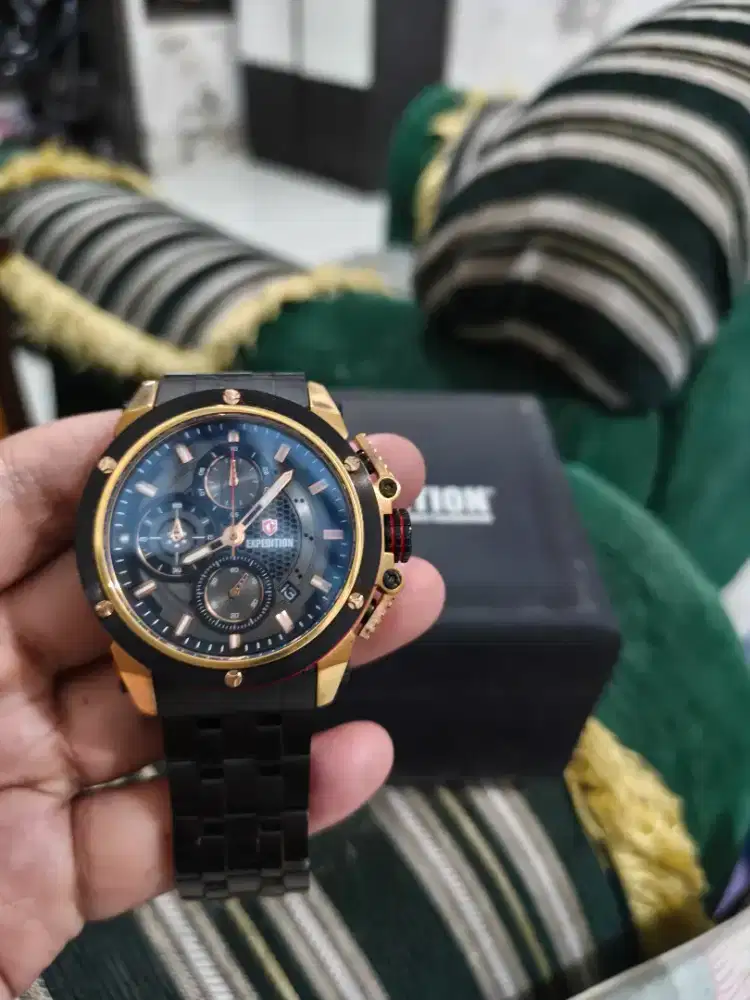 Jam Tangan Expedition Chronograph E 6748 (FULLSET)