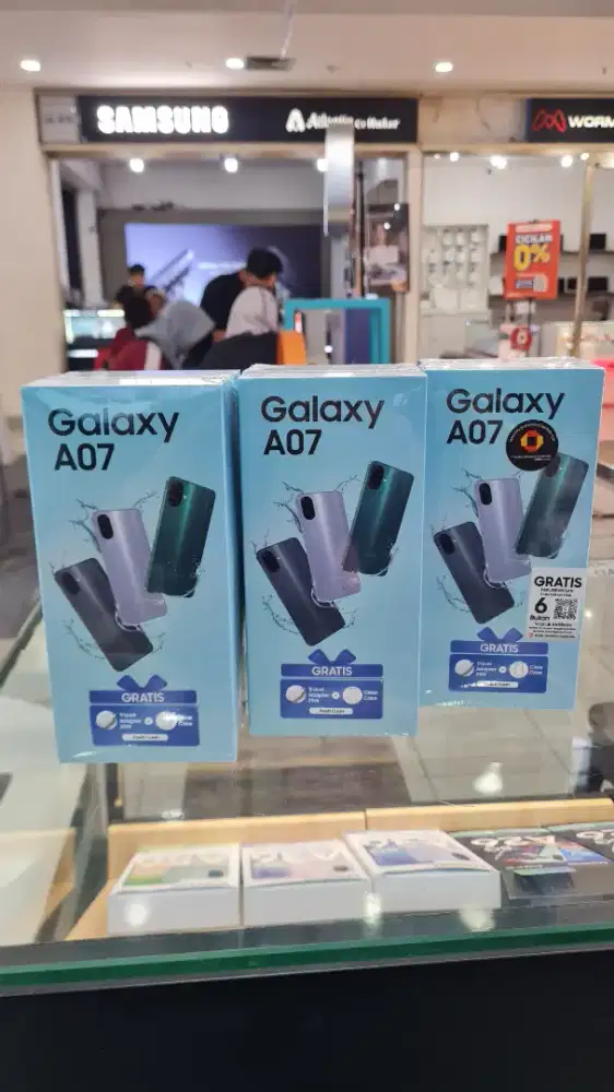GALAXY A07 4/64 FREE 25W + CASE CLEAR + HYDROGEL CLEAR‼️