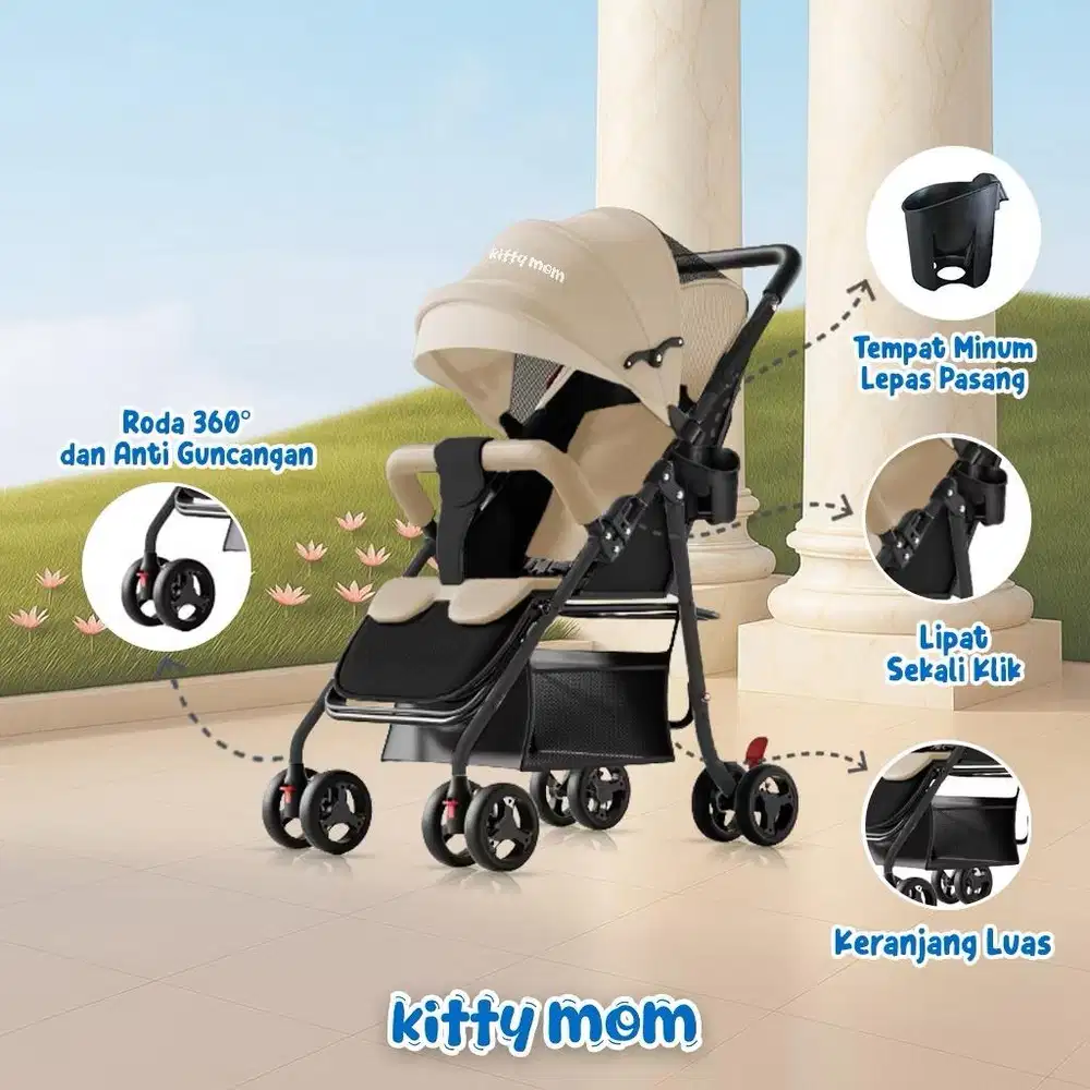 Stroller Bayi Kitty Mom
