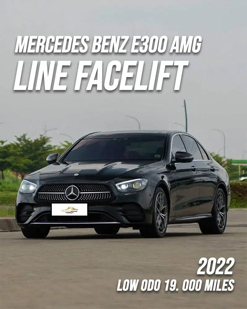 Good Deals - Mercedes-Benz E300 AMG Line Facelift 2022