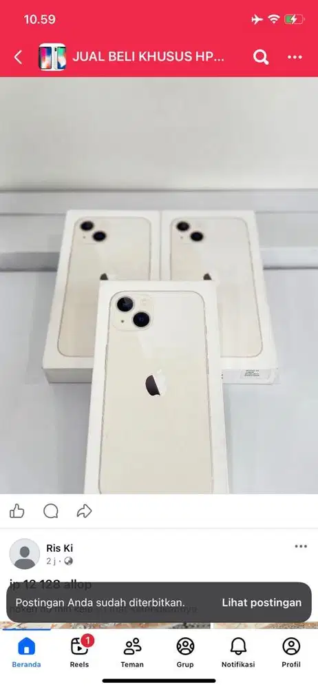 Ready iphone 13 128gb new