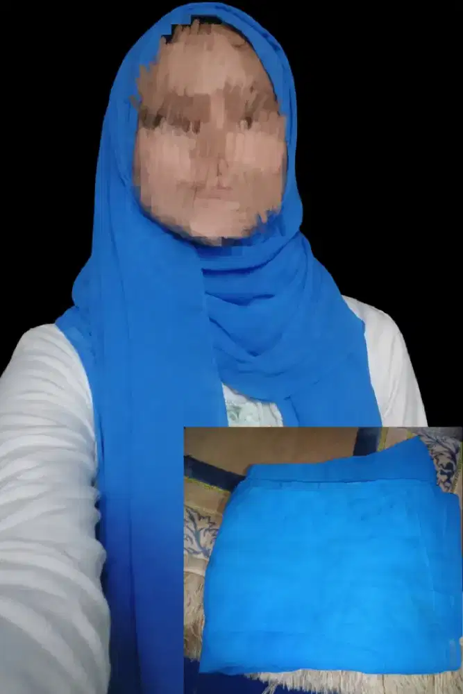 Pasmina cakep kondisi 90%