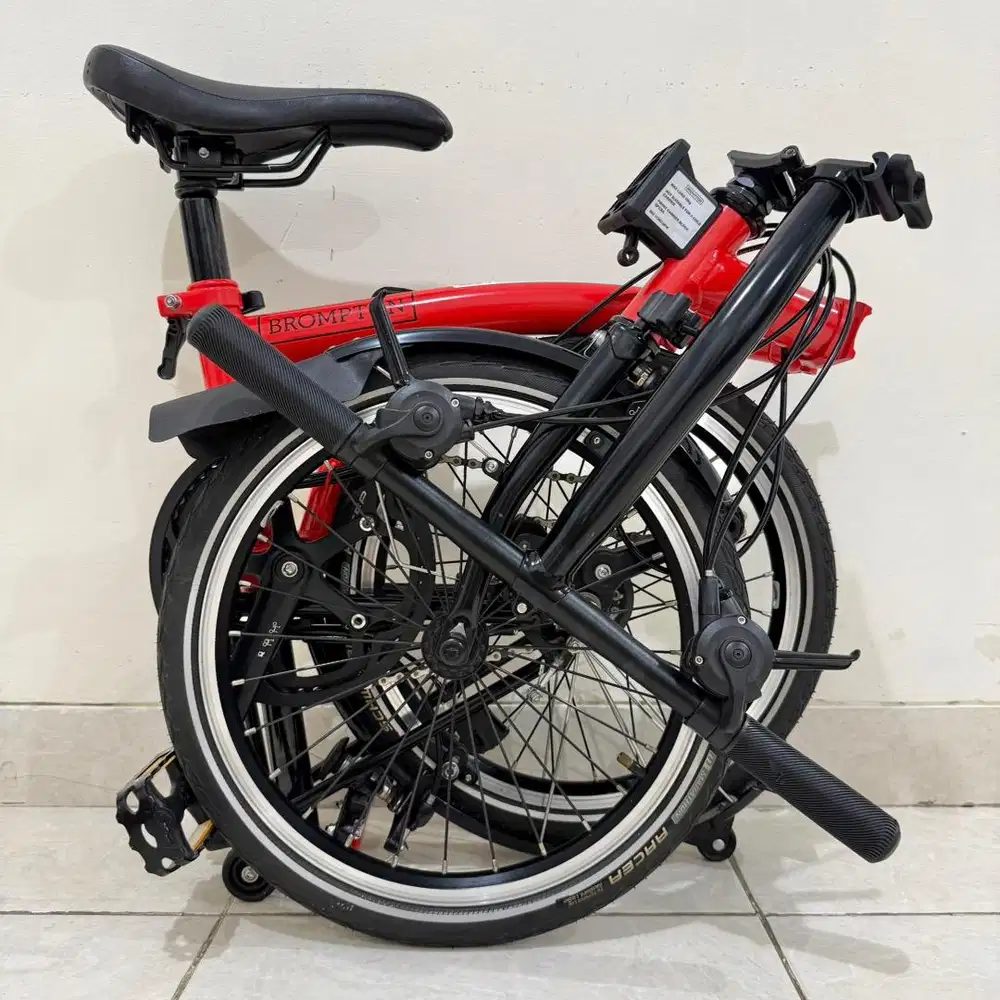 BROMPTON S6L RED ROCKET BLACK EDITION 2020 - LIKE NEW