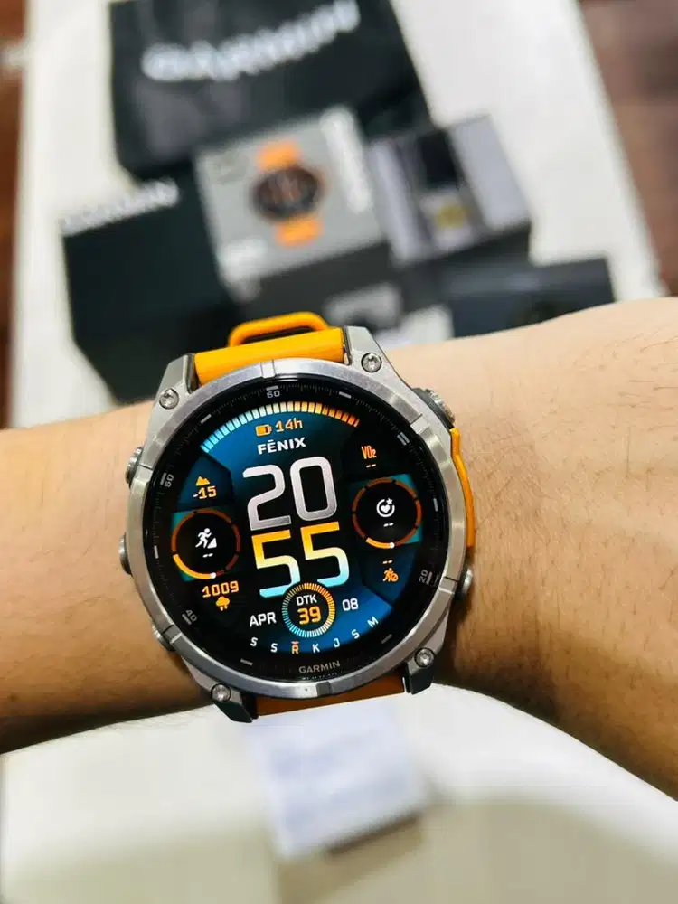 Garmin fenix sapphire amoled baru 2 bulan