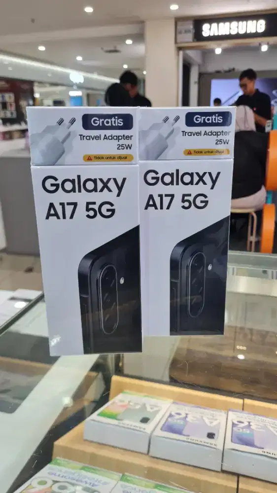 GALAXY A17 5G 8/256 FREE 25W + TEMPERED GLASS + CLEAR CASE‼️