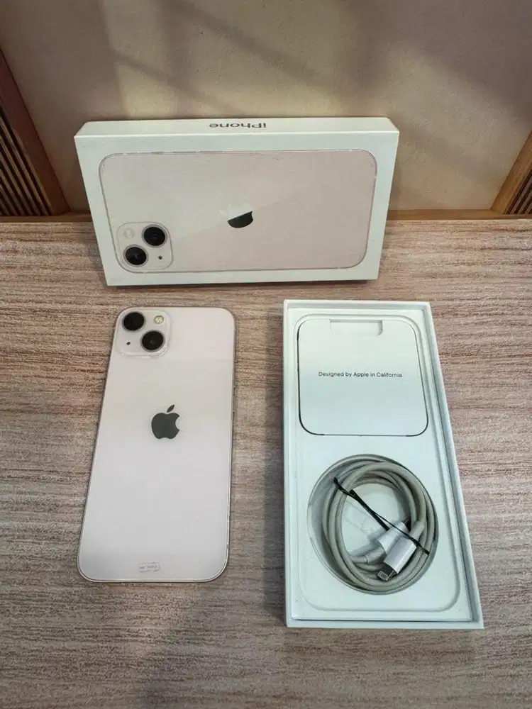 iPhone 13 128GB Pink Ex iBox BH 83% Lengkap