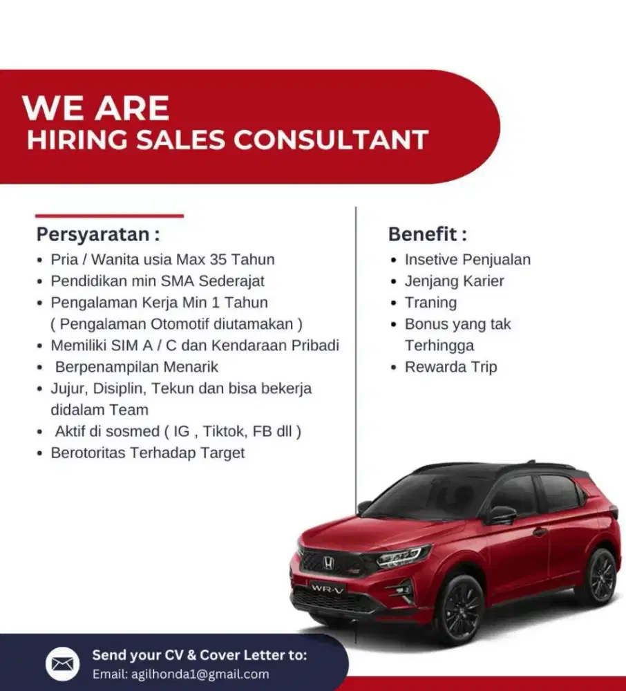 Loker Honda Mobil