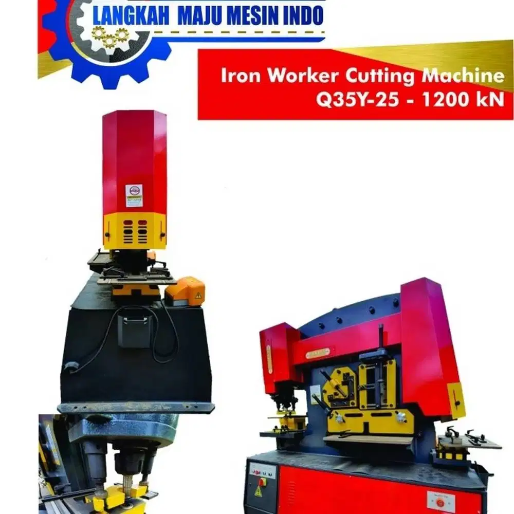 Mesin Iron Worker Potng 1200 KN Q35Y - 25 Baru