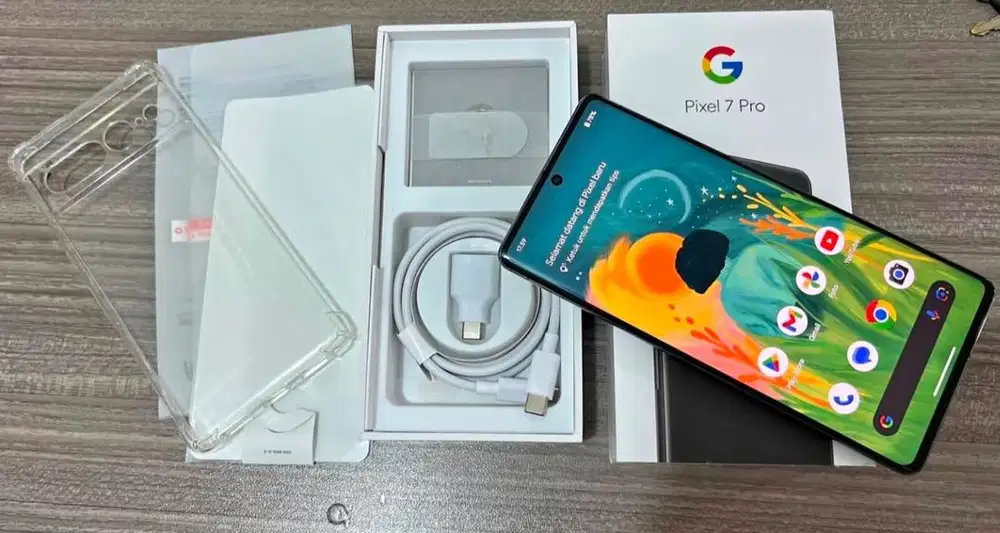 Google pixel 7 pro 5G 12/128 Black fullset mulus no minus