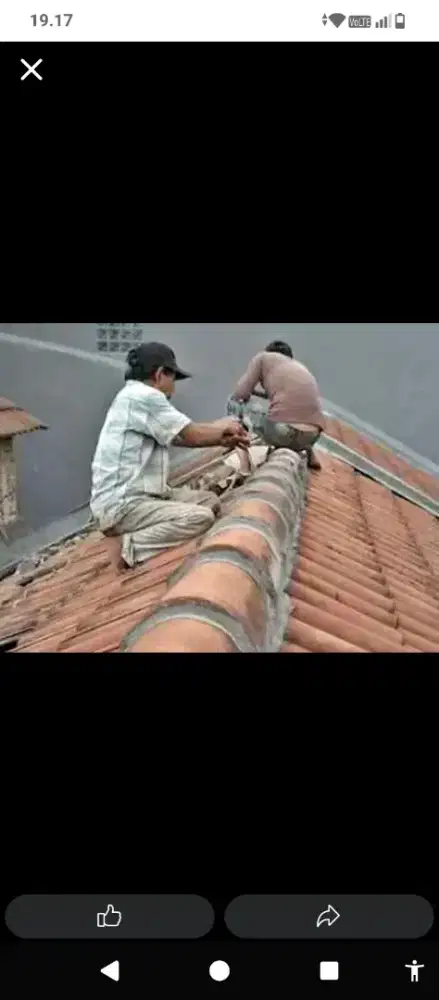 Perbaikan atap bocor talang air dak rembes dan renovasi