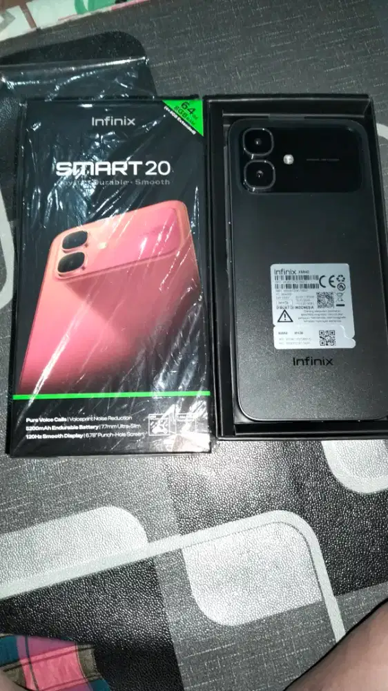 Infinix smart20 RAM 8 hitam